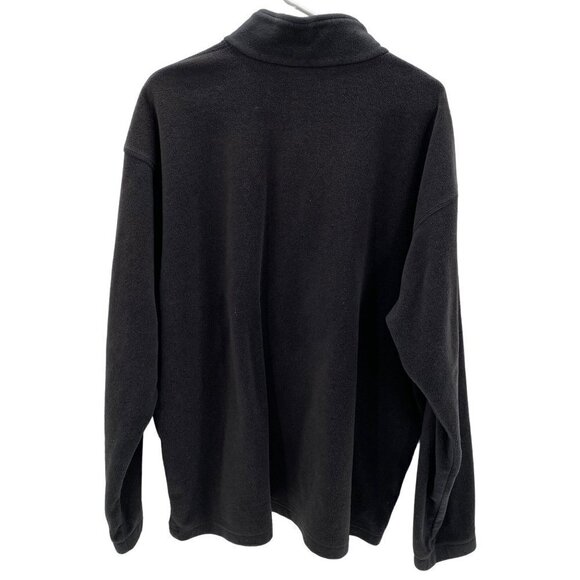 Columbia Black Fleece 1/2 Zip Pullover Men’s Size XXL - Picture 2 of 5